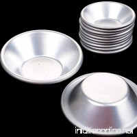 12Pcs Egg Tart Molds Cake Cookie Muffin Baking Cups Tool Aluminum Reusable Nonstick Mould - B0797PVL26